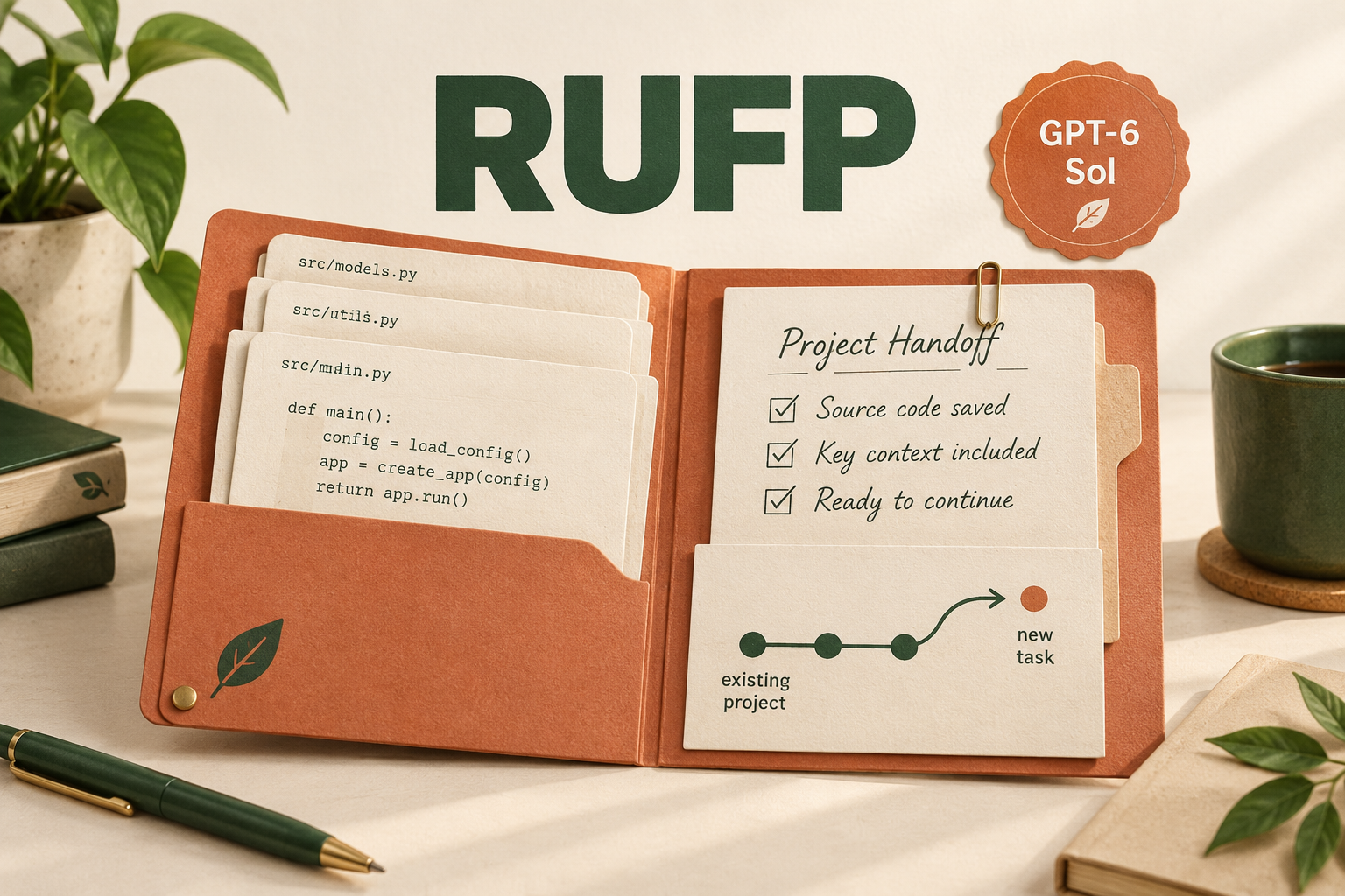 Как продолжить проект из другого AI-агента в RUFP