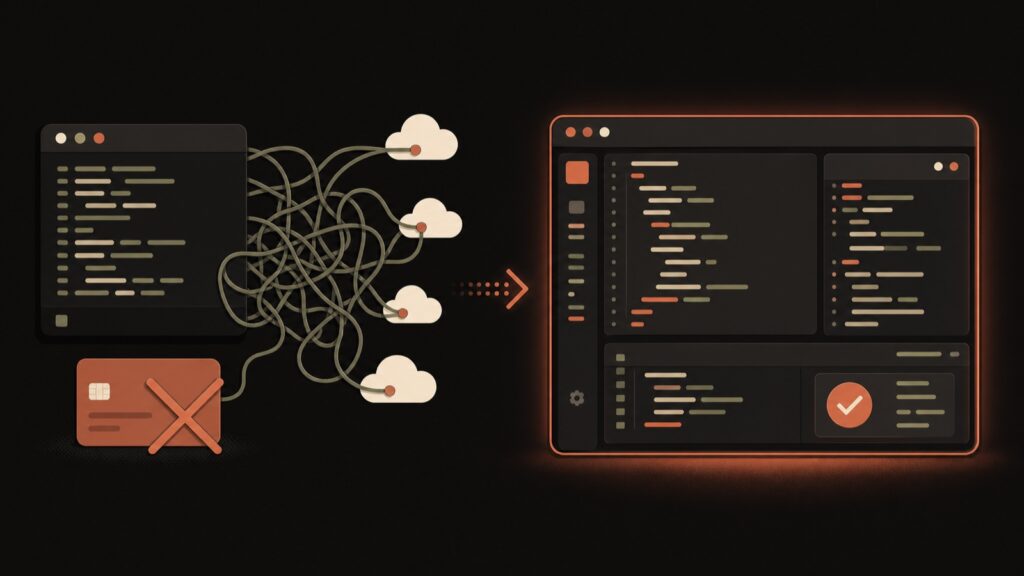 Opencode: терминал, провода к моделям и оплата картой — рядом десктоп-приложение без сборки